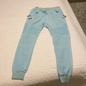 Unisex Moto Joggers - Blue Size M